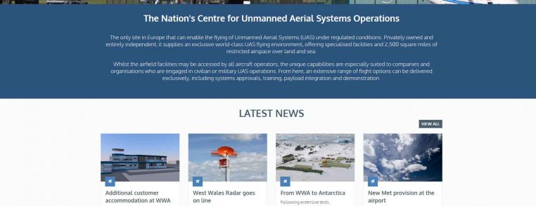 West Wales Airport Website - flyuav
